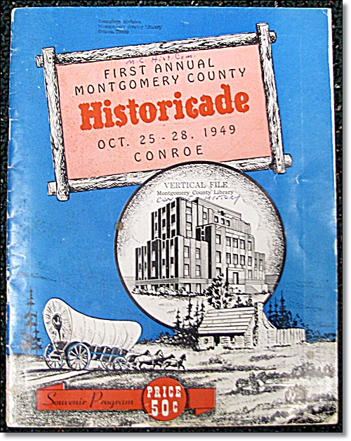 1949 Montgomery County Historicade Souvenir Program